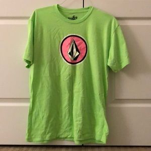 Lime Green Volcom T Shirt